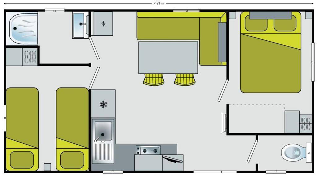 Mobil-Home 4 Pers Dans Camping 4 Etoiles La Palmyre Exteriör bild